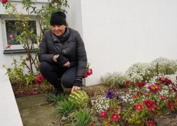 Wyhodowała w ogródku arbuzy. Przez przypadek