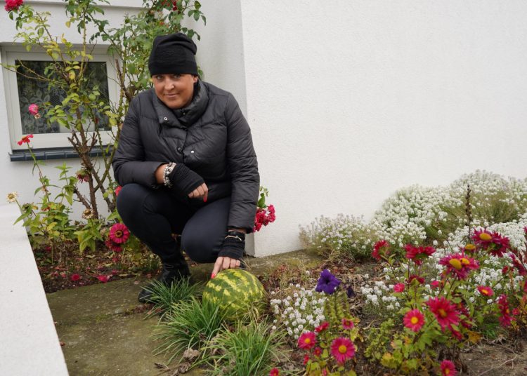 Wyhodowała w ogródku arbuzy. Przez przypadek