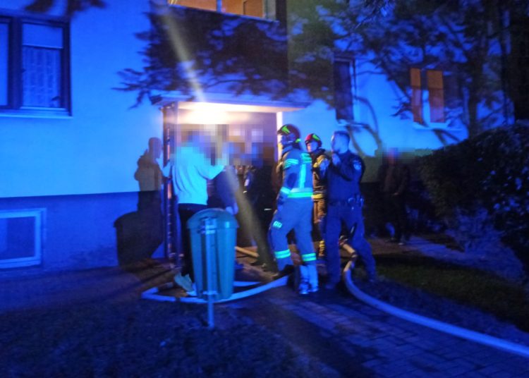 Nocna akcja w Słupcy. Dramatyczne chwile w bloku