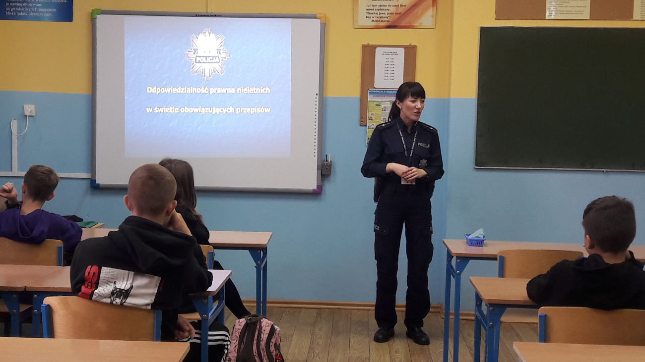 Spotkanie z Policją w Drążnej