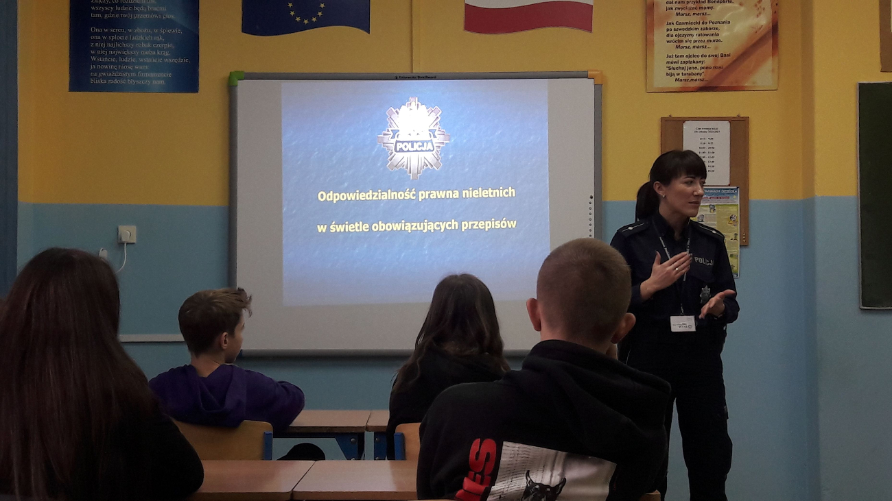 Spotkanie z Policją w Drążnej