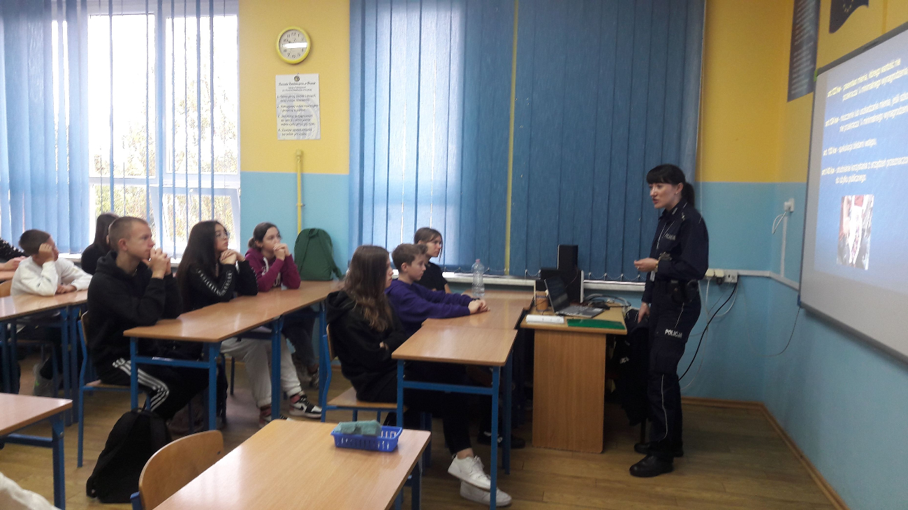 Spotkanie z Policją w Drążnej