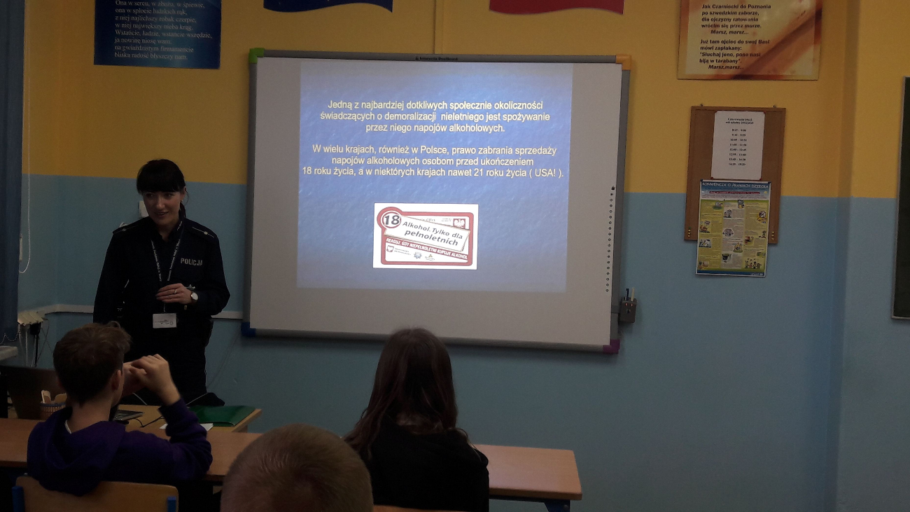 Spotkanie z Policją w Drążnej