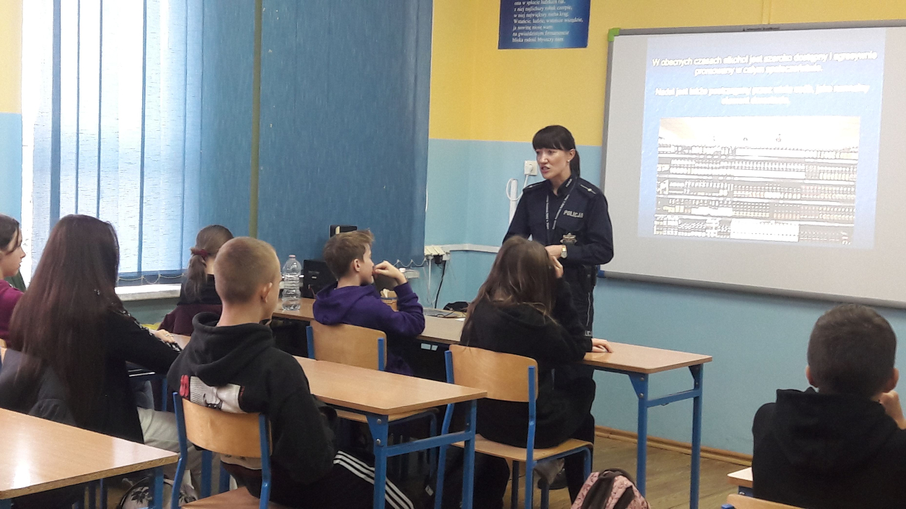 Spotkanie z Policją w Drążnej