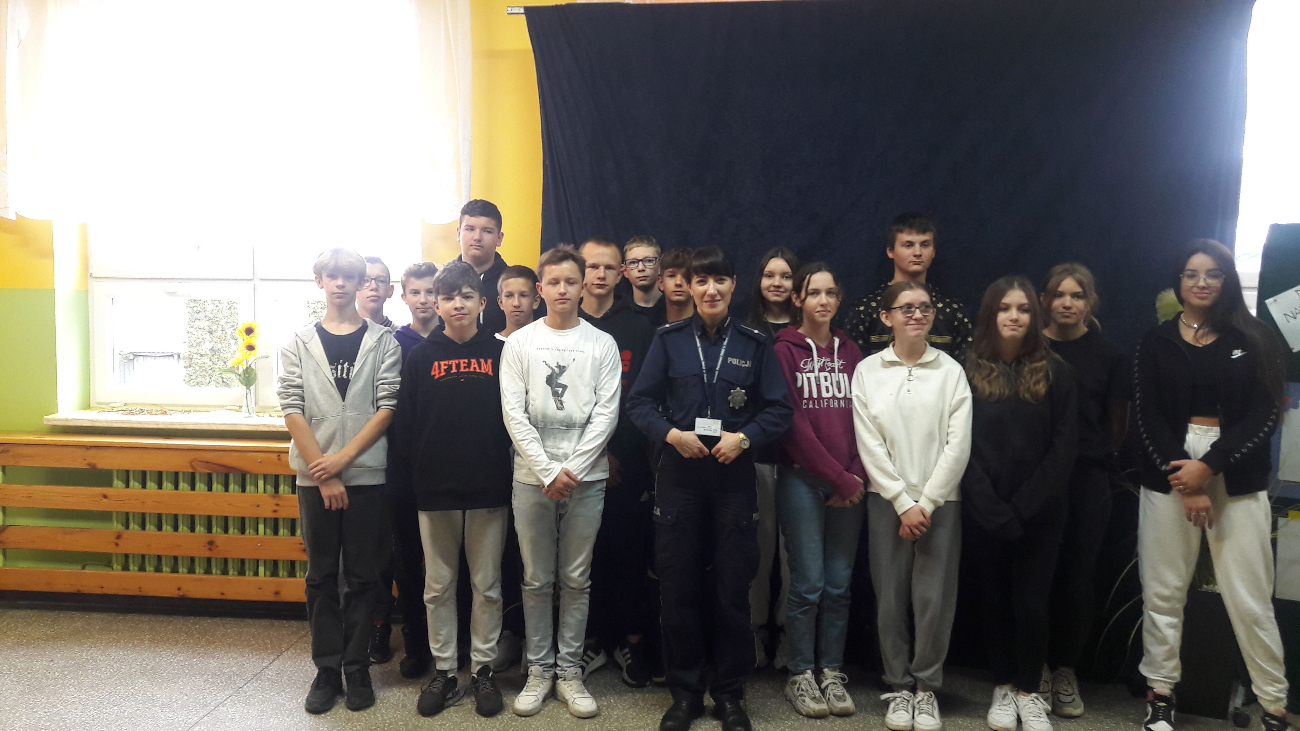 Spotkanie z Policją w Drążnej