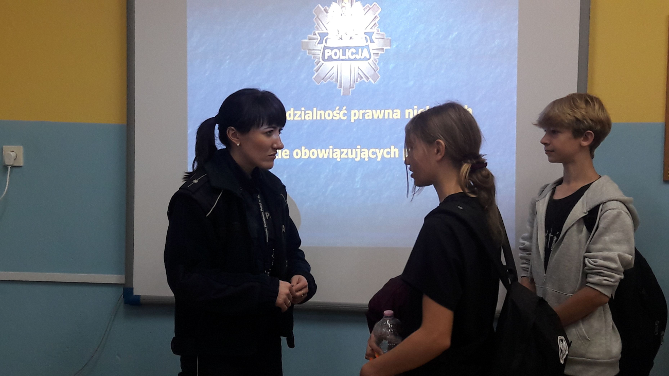 Spotkanie z Policją w Drążnej