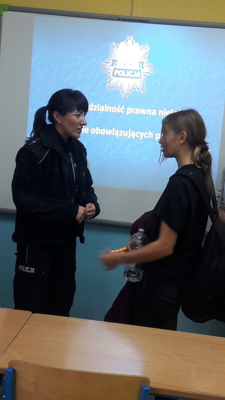 Spotkanie z Policją w Drążnej
