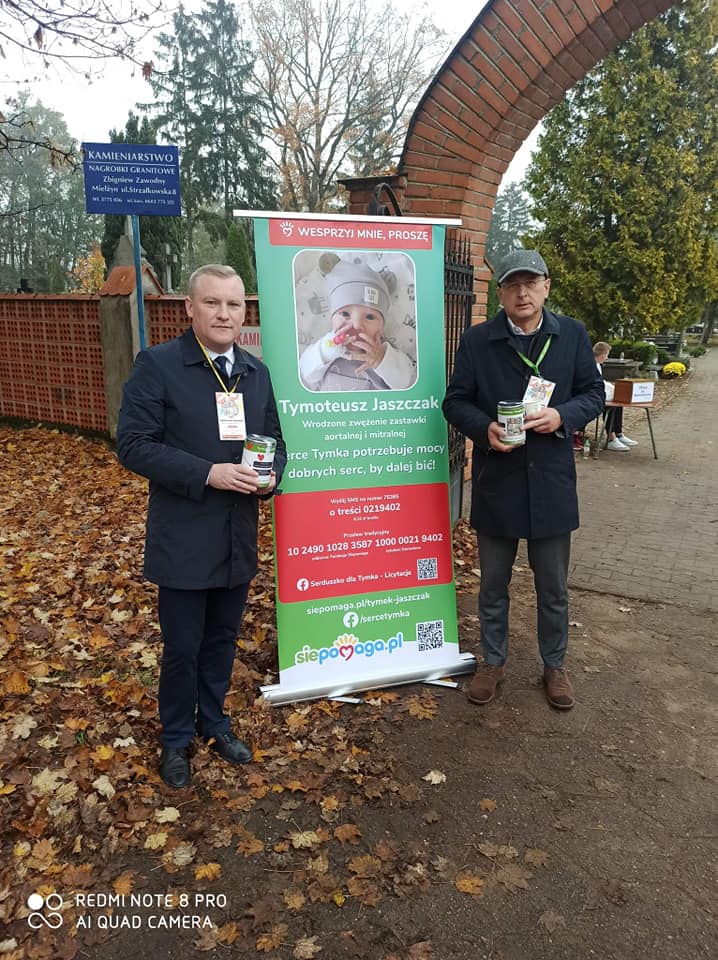 Przy cmentarzach zbierali dla Tymka. Wiemy, ile wrzuciliście do puszek