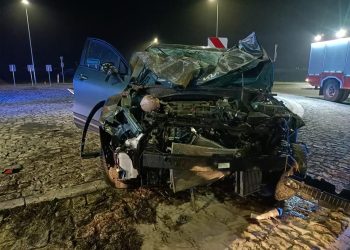 Skasował znaki na nowym rondzie ZDJĘCIA