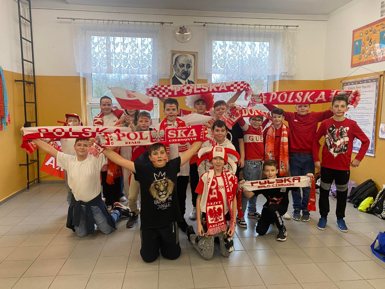 Niezwykła strefa kibica w Giewartowie ZDJĘCIA