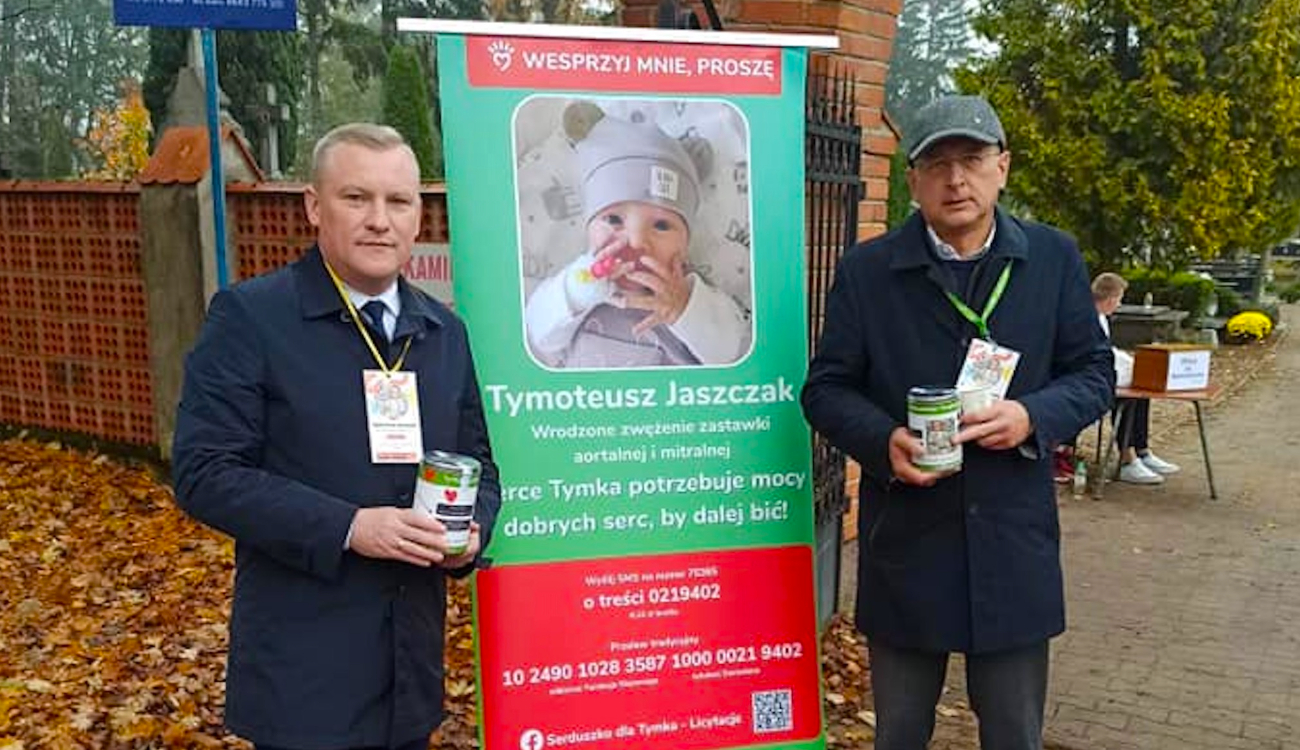 Przy cmentarzach zbierali dla Tymka. Wiemy, ile wrzuciliście do puszek