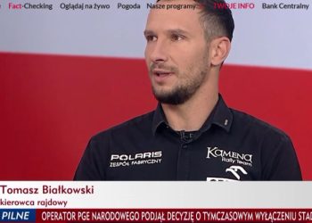 „Niepodległościowy Top Gun”. Kamena Rally Team w telewizji