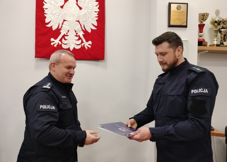 Wiele razy zatrzymywał na gorącym uczynku. Został doceniony