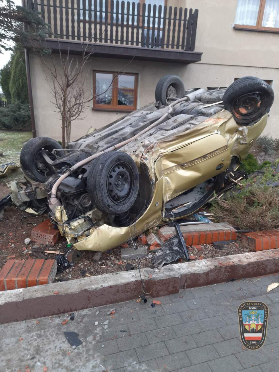 Kolejny taki wypadek w tym miejscu ZDJĘCIA