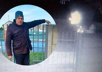 Znowu niespokojnie w Drzewcach. Rzucają petardami na posesję Pendlów