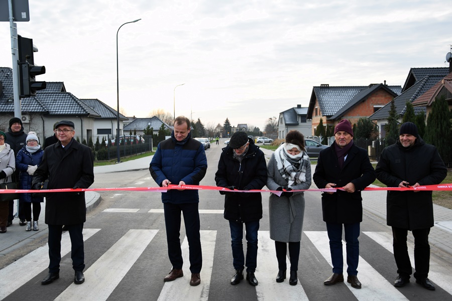 Ulica Sosnowa oficjalnie otwarta