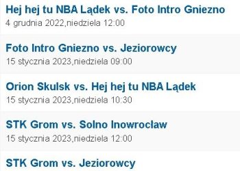 Uwaga! Zmiany w terminarzach