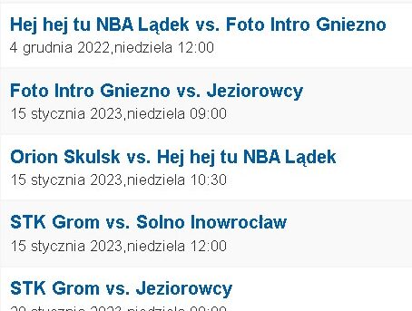 Uwaga! Zmiany w terminarzach