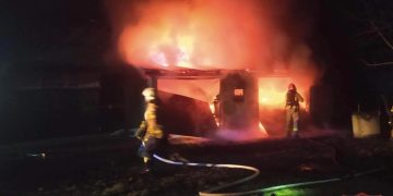 W nocy wybuchł pożar ZDJĘCIA