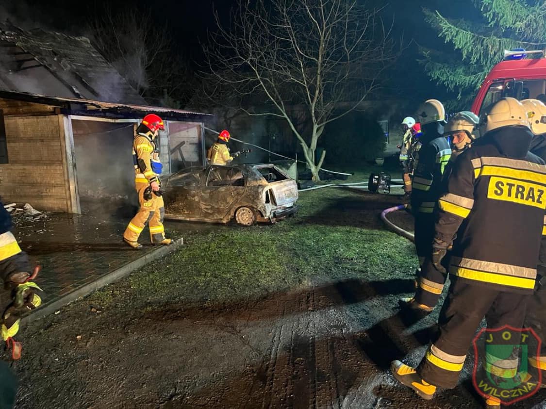 W nocy wybuchł pożar ZDJĘCIA