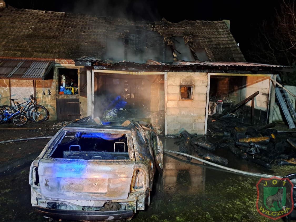 W nocy wybuchł pożar ZDJĘCIA