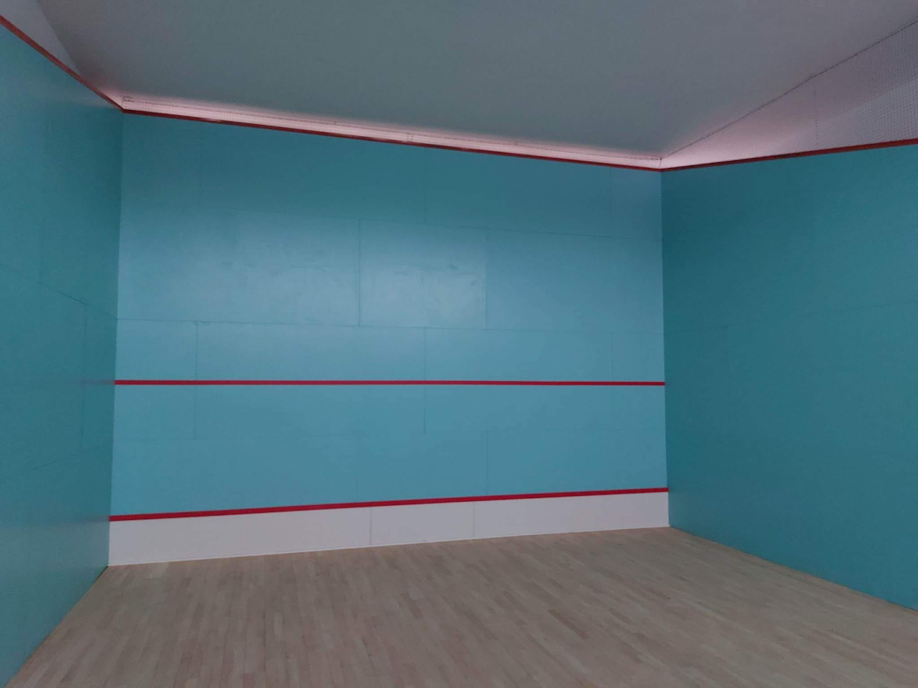 Tak wygląda słupecki kort do squasha. Wkrótce otwarcie