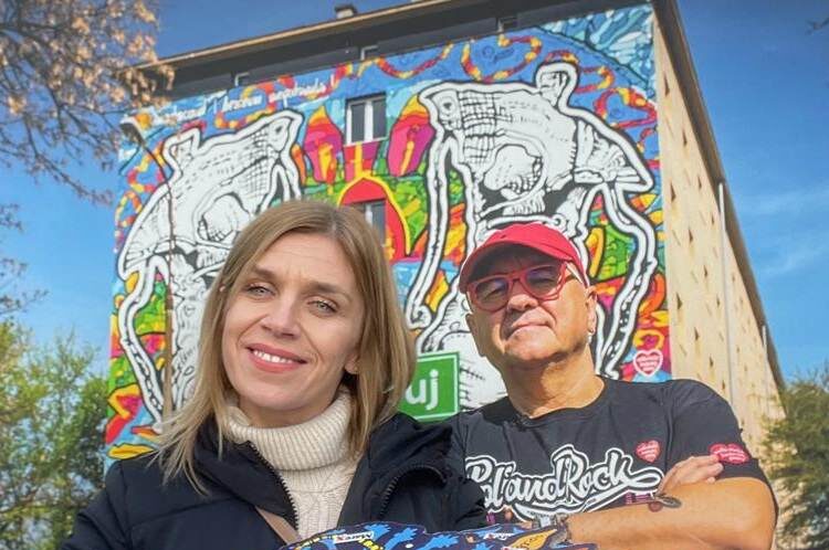 Zagórowski sztab WOŚP z wizytą w Fundacji Jurka Owsiaka