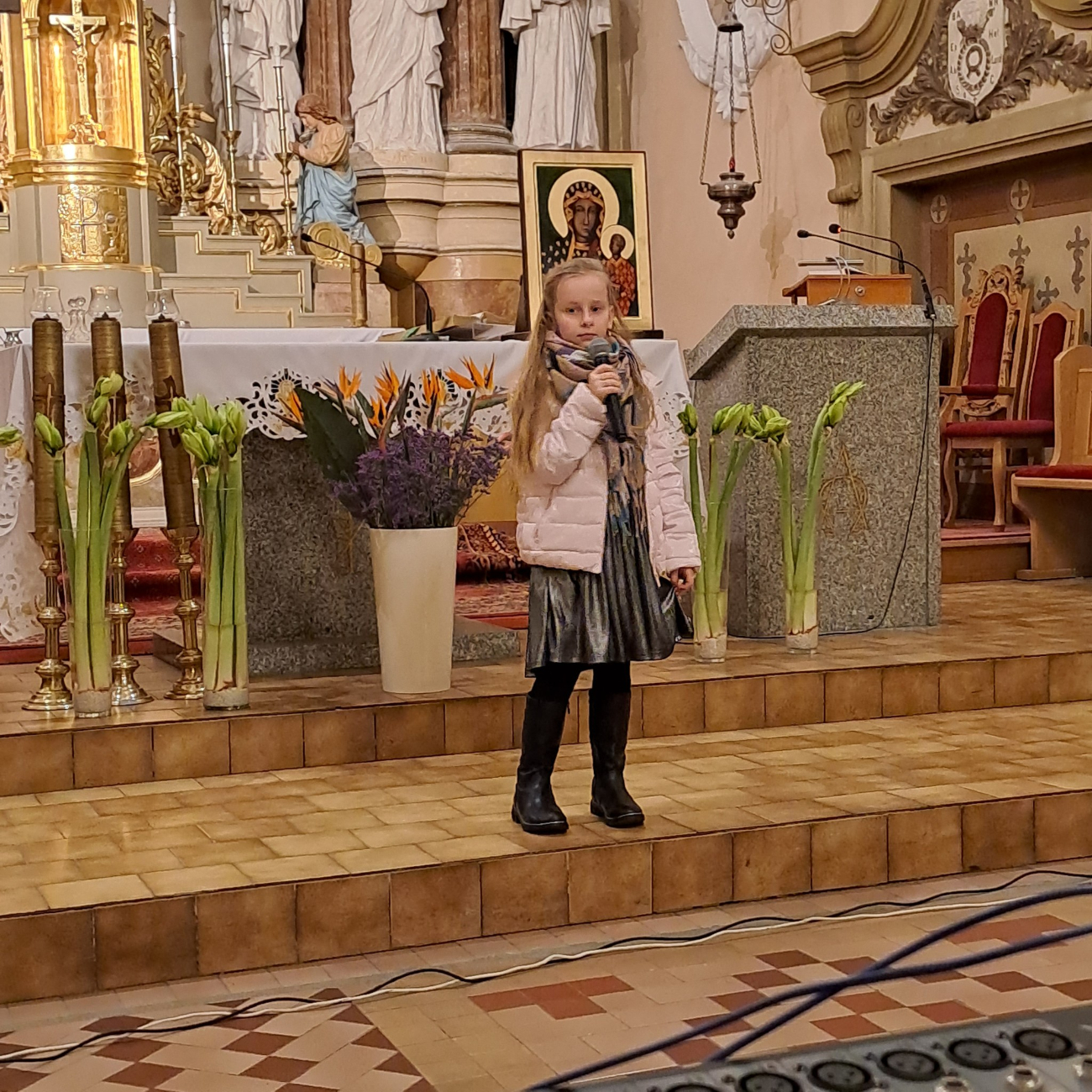 Koncert kolęd w kościele w Lądzie