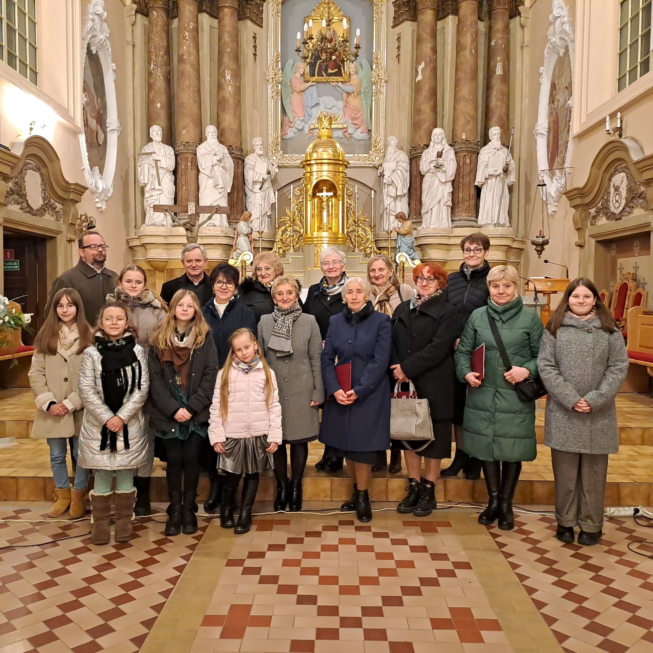 Koncert kolęd w kościele w Lądzie