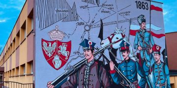 Mural na ścianie szkoły już gotowy