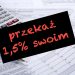 Można Ci przekazać 1,5% podatku? Zgłoś się do nas