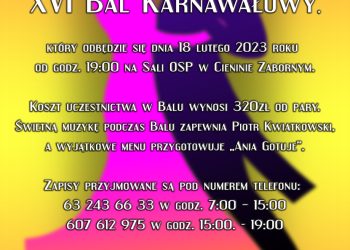 Bal Karnawałowy w Drążnej