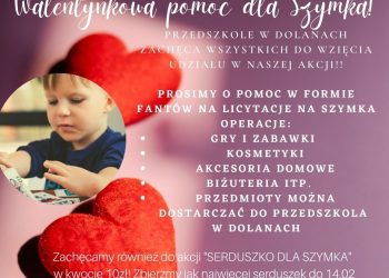 Walentynka dla Szymka z przedszkolem w Dolanch