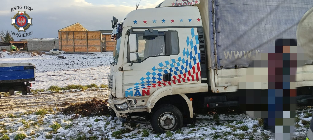 Wypadek w Gonicach. Mieszkanka naszego powiatu w szpitalu