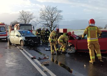 Wypadek w Gonicach. Mieszkanka naszego powiatu w szpitalu