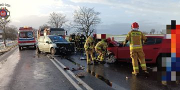 Wypadek w Gonicach. Mieszkanka naszego powiatu w szpitalu