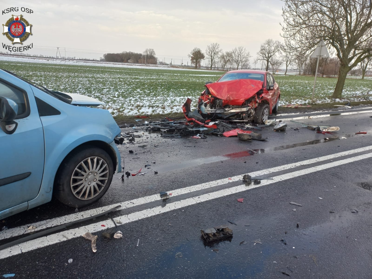 Wypadek w Gonicach. Mieszkanka naszego powiatu w szpitalu
