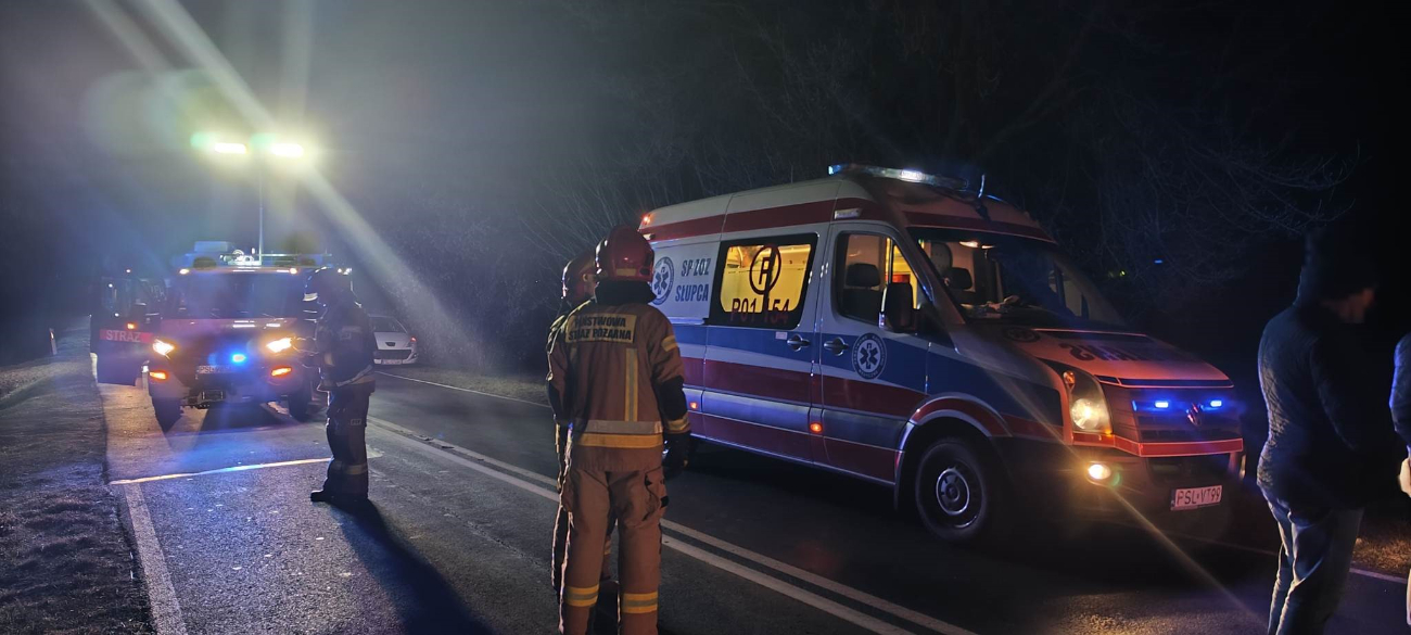 Dwa auta zderzyły się w Policku