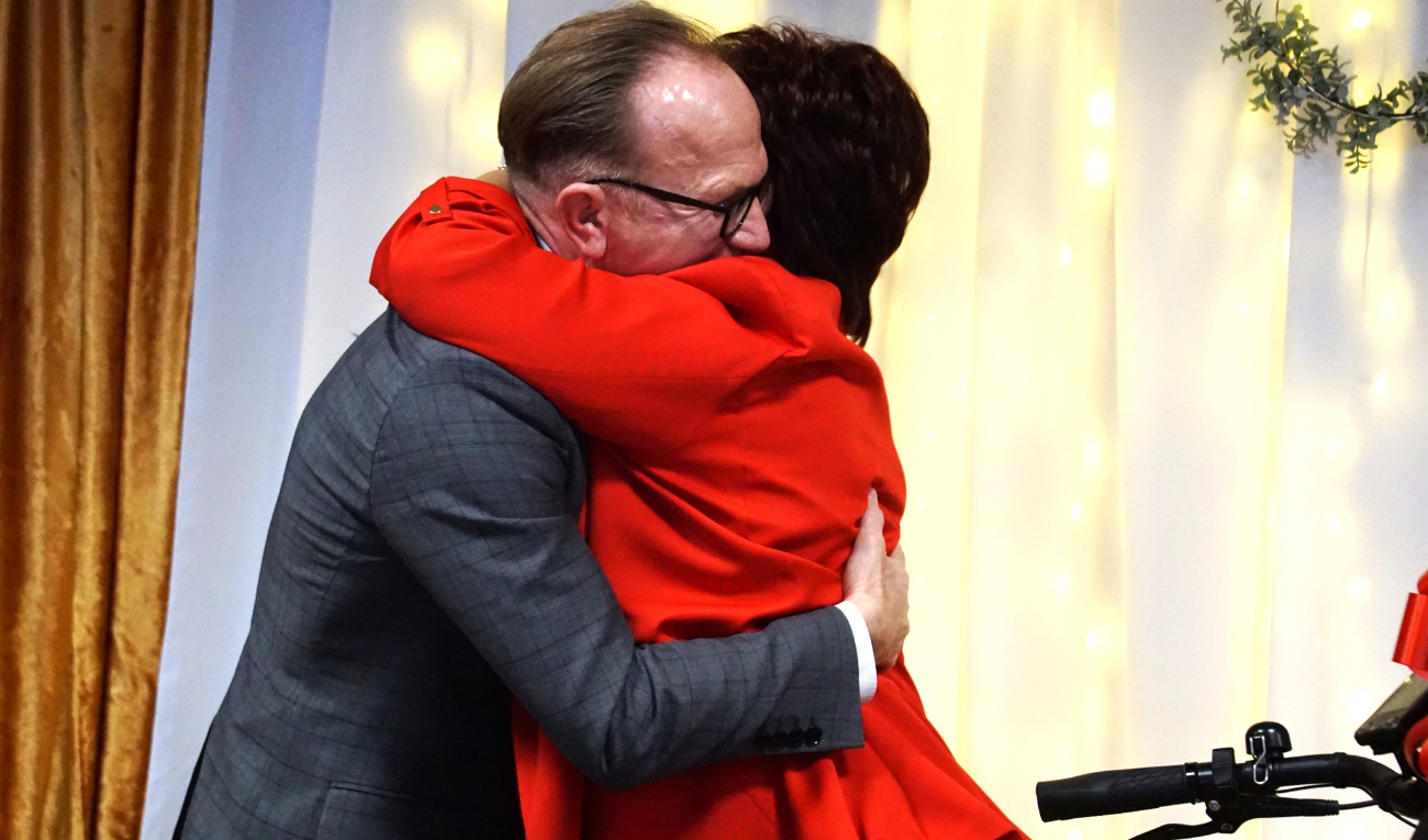 Podziękowali pani dyrektor za 44 lata pracy