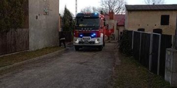 Paliło się poddasze. Kilka zastępów straży w akcji