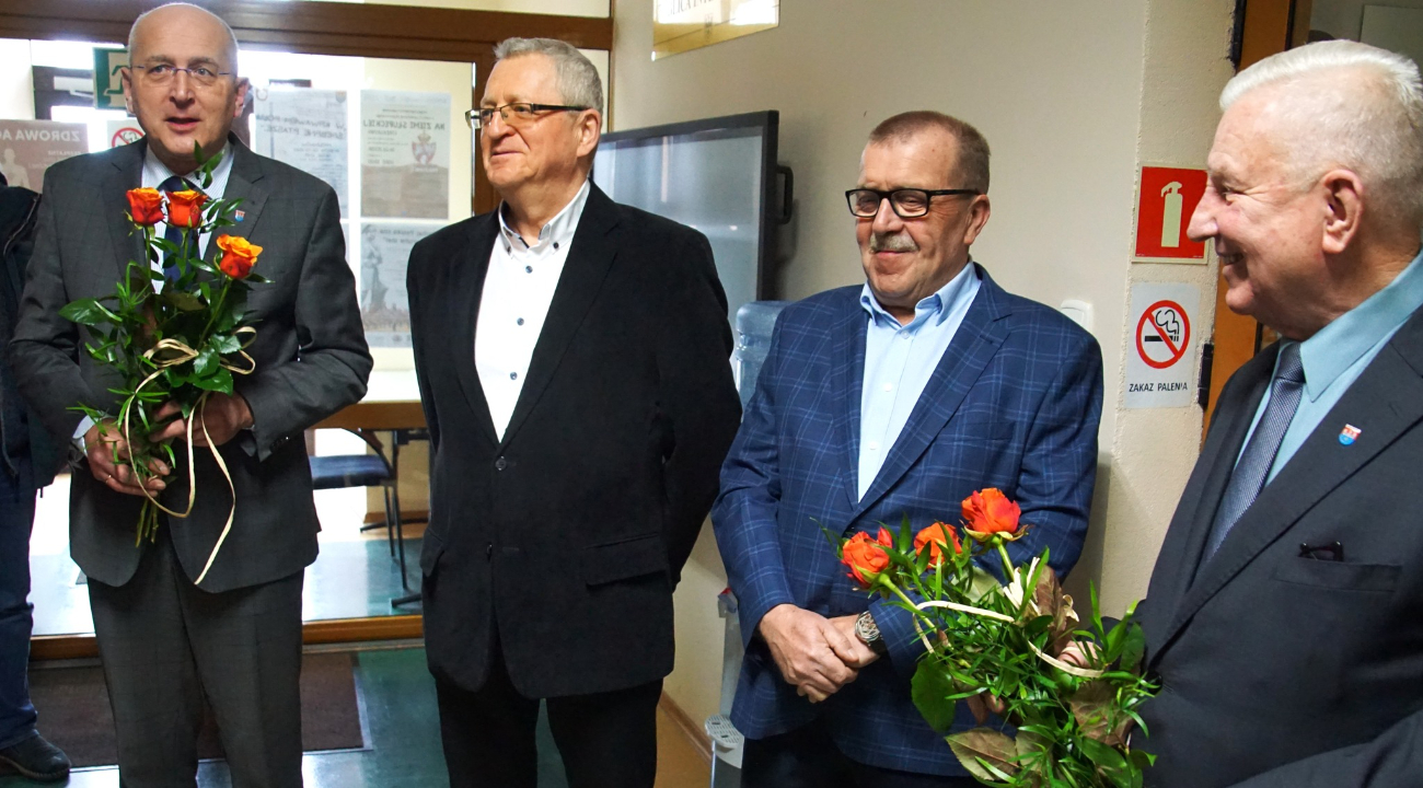Pożegnania w słupeckim starostwie
