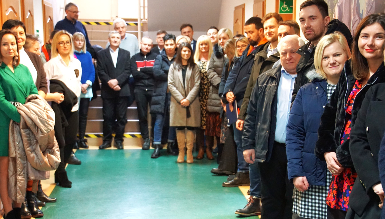 Pożegnania w słupeckim starostwie