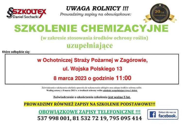 Zapraszają na szkolenie