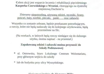 Wesprzyj szczytną akcję