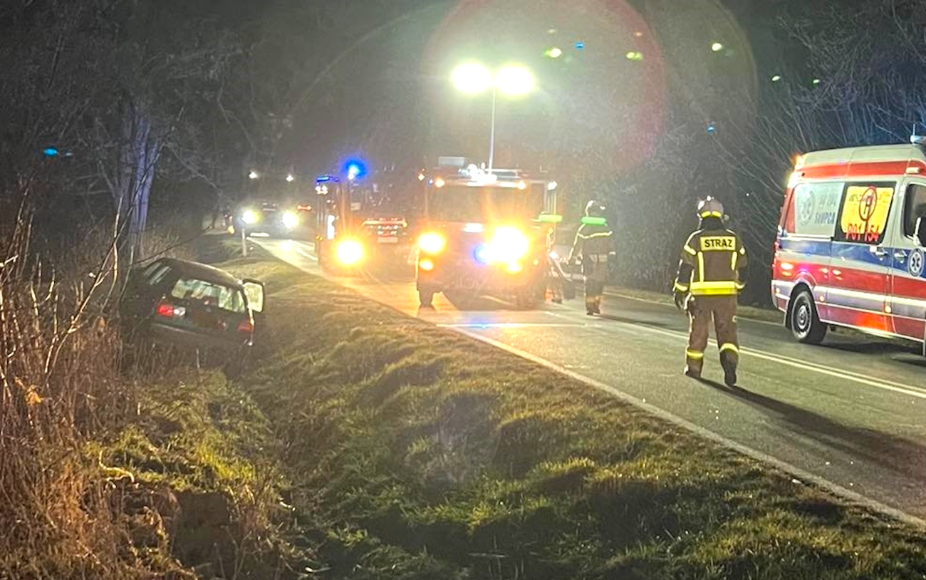 Dwa auta zderzyły się w Policku