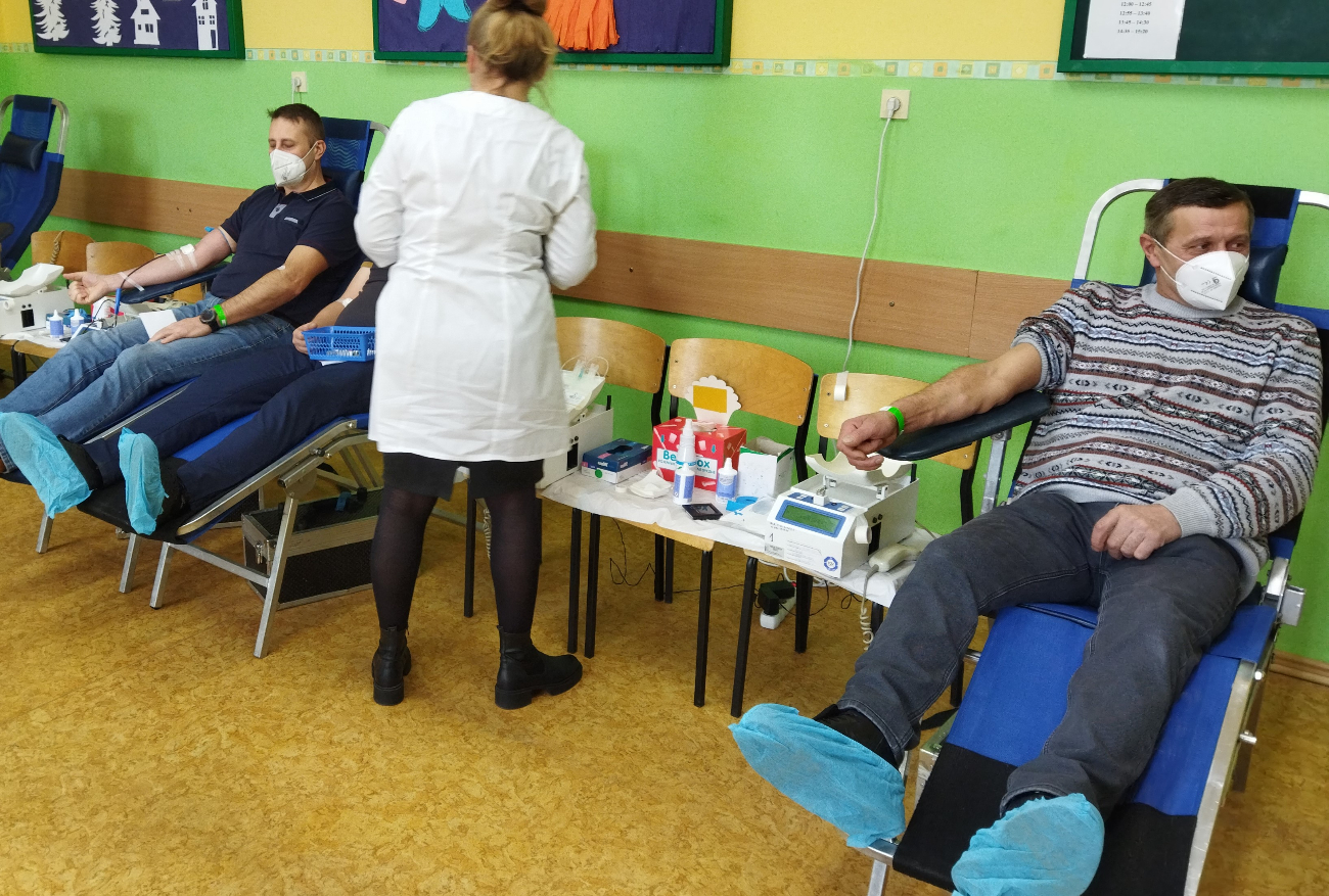 Zbiórka krwi w Drążnej