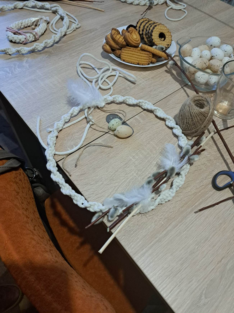 Wielkanocne warsztaty makramy w Cieninie Zabornym