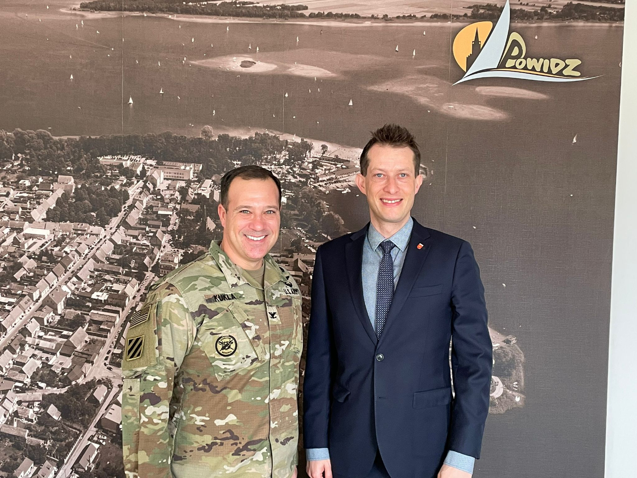 Przywitali amerykańskich żołnierzy