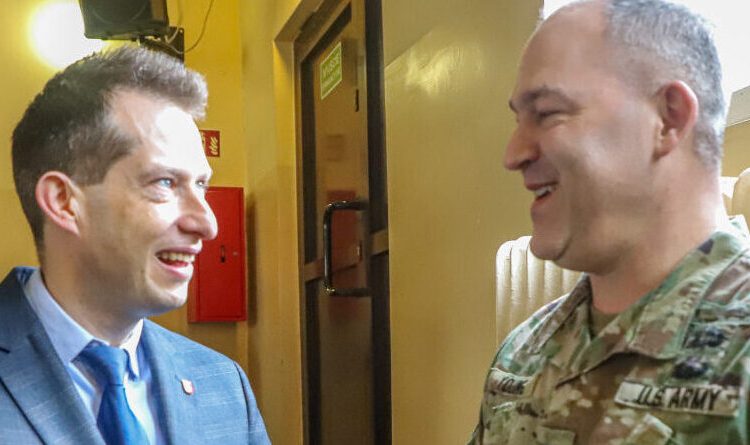 Przywitali amerykańskich żołnierzy