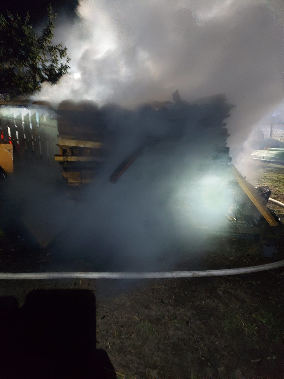 Nocna akcja strażaków